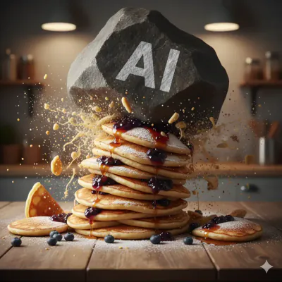 AI Crushes Tech Stack of Pancakes